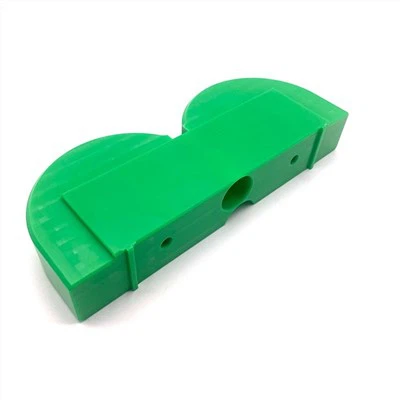 Zeleni PE-UHMW plastični CNC strojni prilagođeni dio